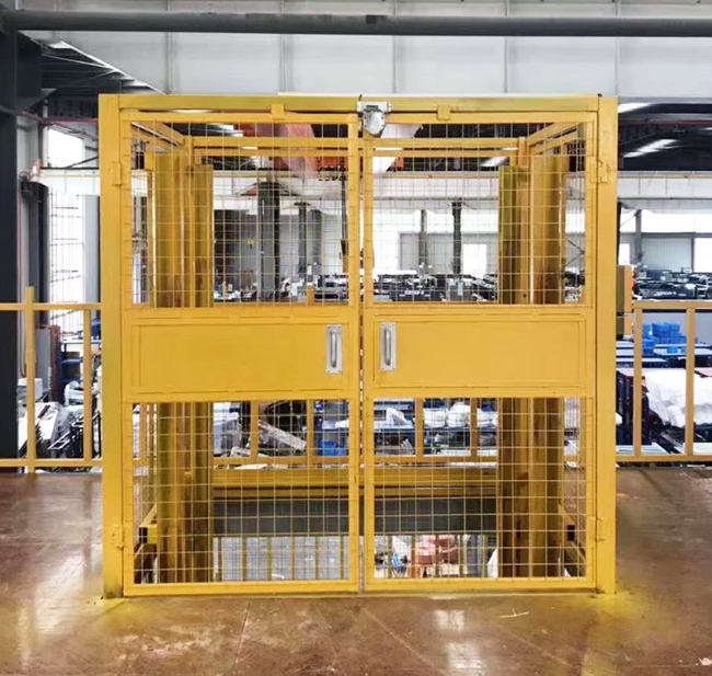 万宁智能导轨式升降机亮相